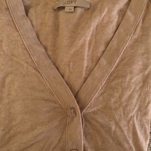 Ann Taylor Loft Beige Sweater